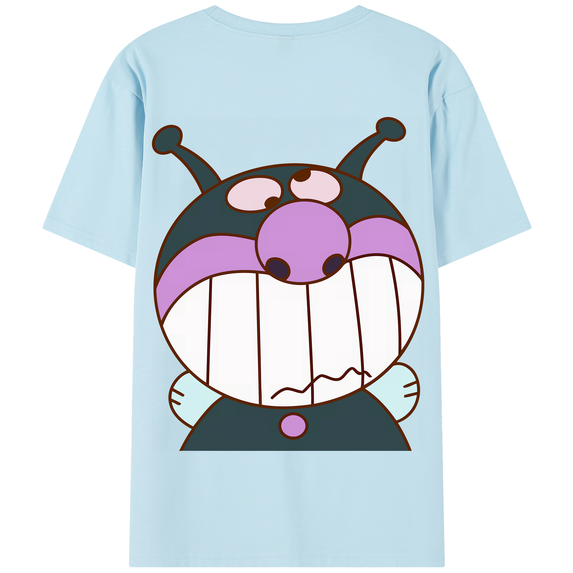 （画像用） アンパンマン Anpanman 綿100％半袖Tシャツ（背面プリント）